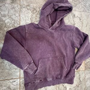 Ninth Hall Fundamentals Purple Wash Relaxed Hoodie Sweatshirt Womens S